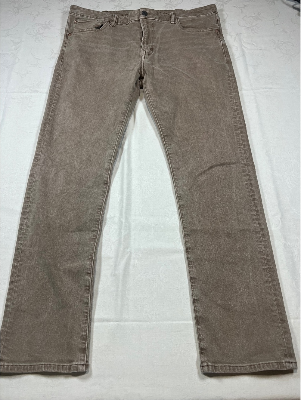 American Eagle Mens Slim Fit Brown Jeans Size 38X32